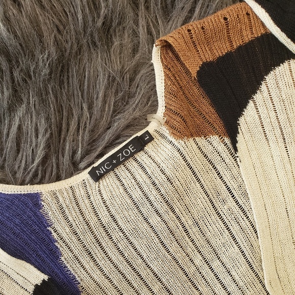 Nic + Zoe | Assymetrical Color Cardigan - Picture 7 of 8